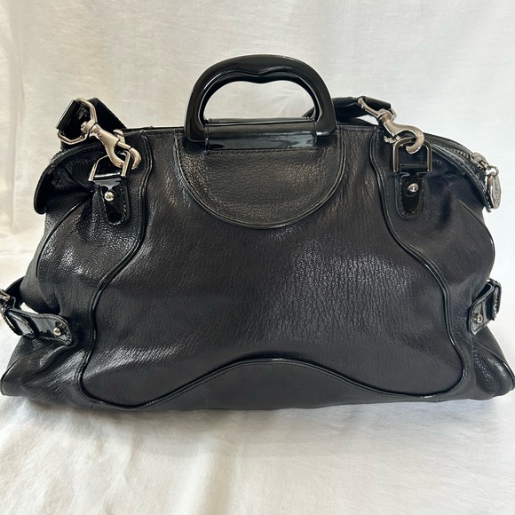 Tracy Reese Black Satchel Bag - Picture 9 of 15